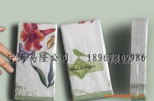 出口特價原單21*21食品級印花手帕紙（colornapkin）