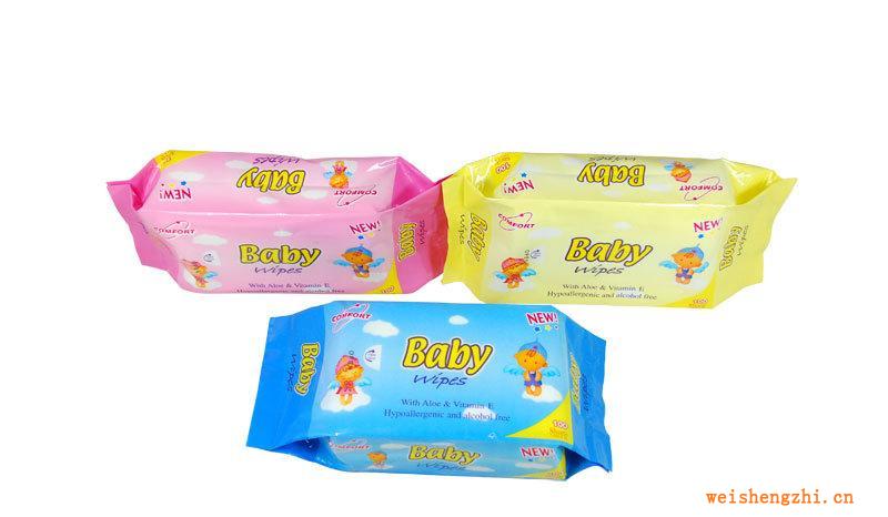 嬰兒濕巾/BABYWIPES---80抽嬰兒柔濕巾，護膚濕巾